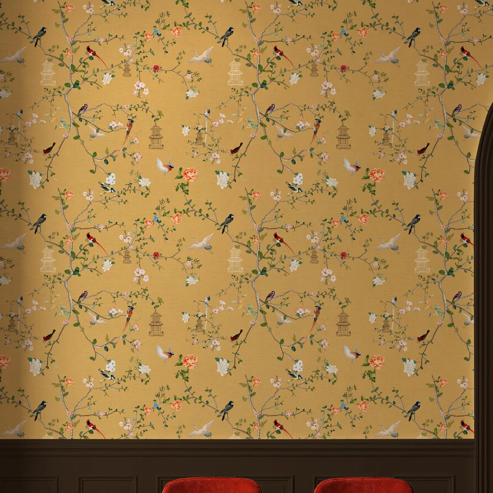 Rockett St George The Secret Garden Chinoiserie Golden Hour Wallpaper - 149630_ROOMSET_THE SECRET GARDEN CHINOISERIE GOLDEN HOUR_01.jpg