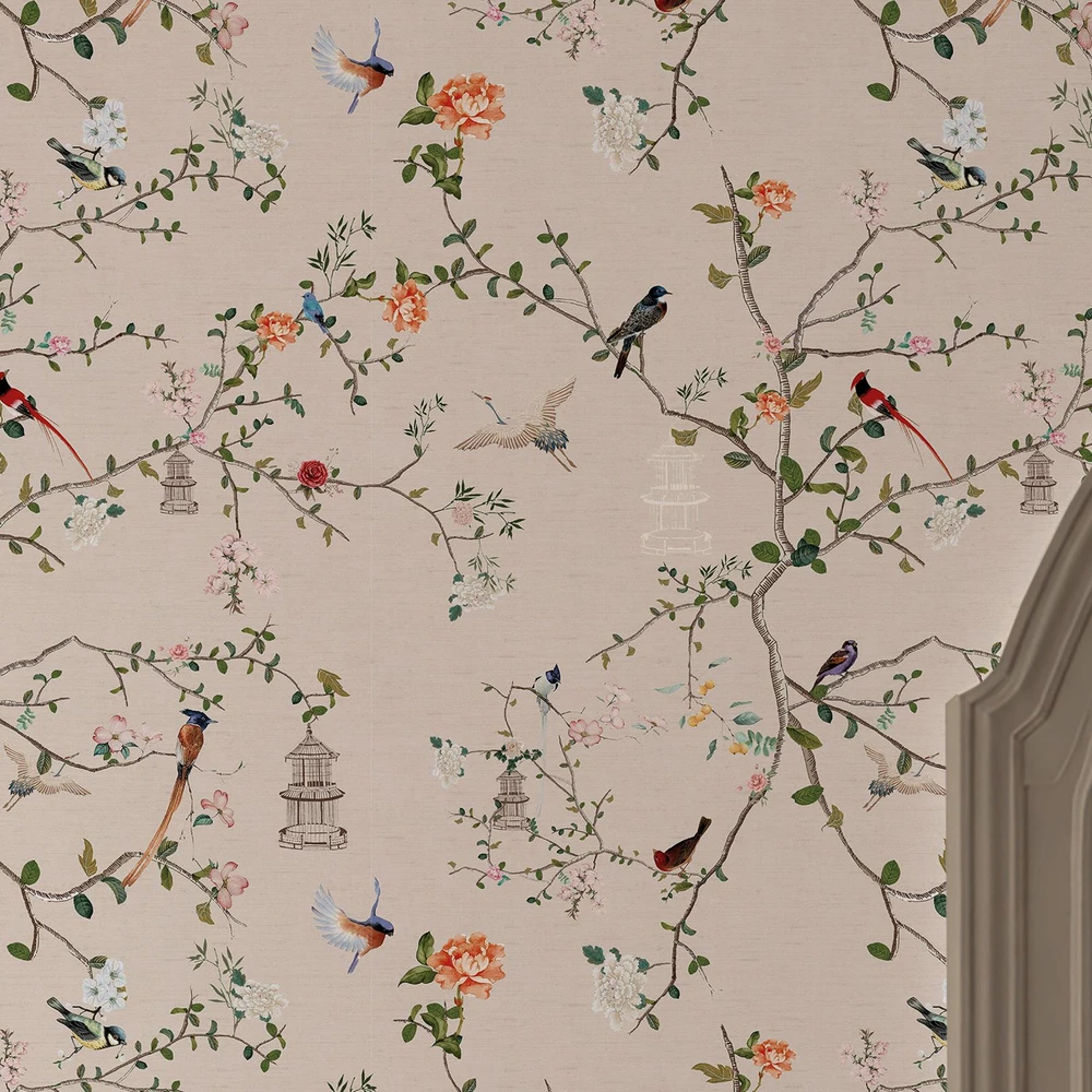 Rockett St George The Secret Garden Chinoiserie Ivory Wallpaper - 149629_ROOMSET_THE SECRET GARDEN CHINOISERIE IVORY_02.jpg