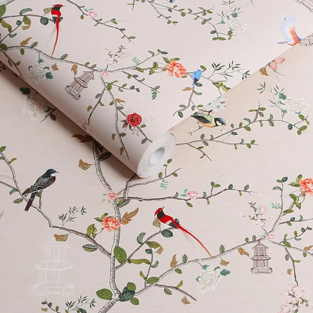 Rockett St George The Secret Garden Chinoiserie Ivory Wallpaper - 149629_ROLLSHOT_THE SECRET GARDEN CHINOISERIE IVORY_01.jpg
