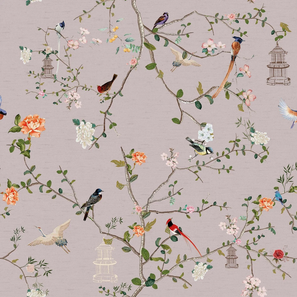 Rockett St George The Secret Garden Chinoiserie Dusty Lilac Wallpaper - 149627_TILE_THE SECRET GARDEN CHINOISERIE DUSTY LILAC_01.jpg
