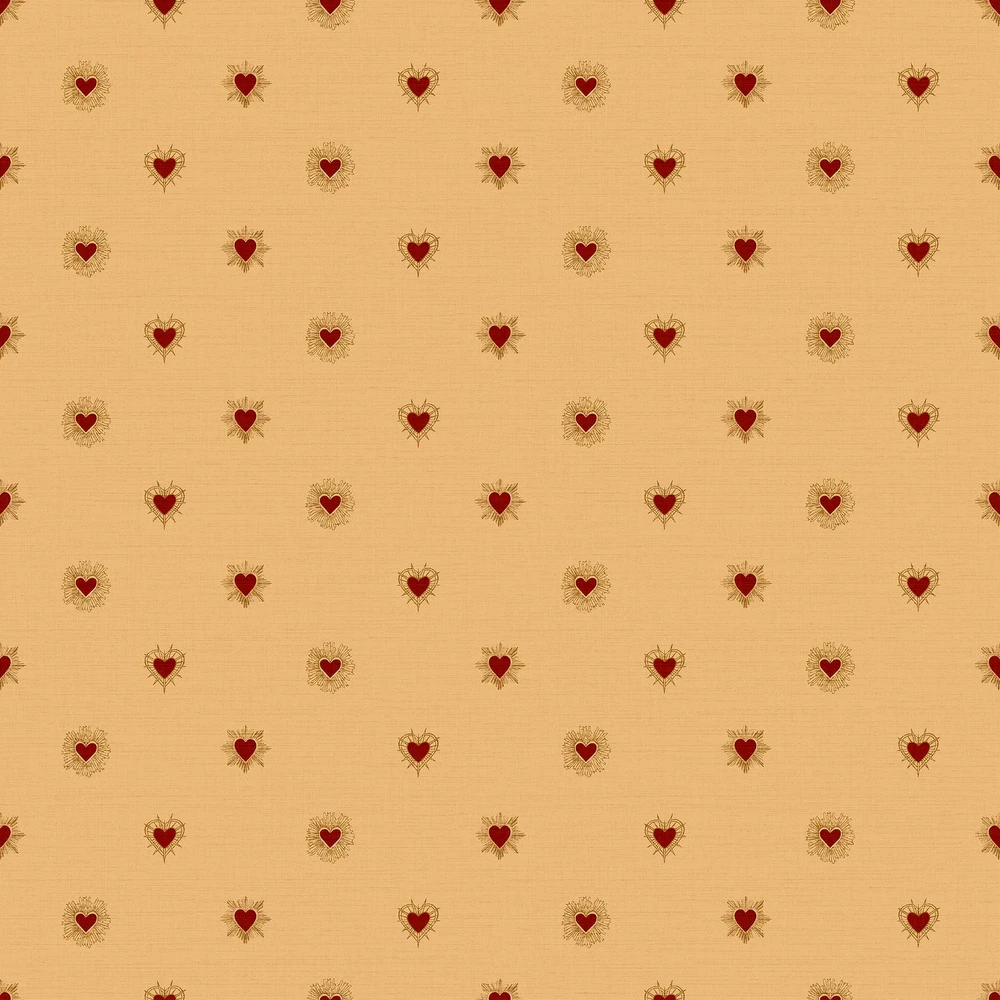 Rockett St George Sacred Hearts Golden Hour Red Wallpaper - 149640_TILE_SACRED HEARTS GOLDEN HOUR RED_01.jpg