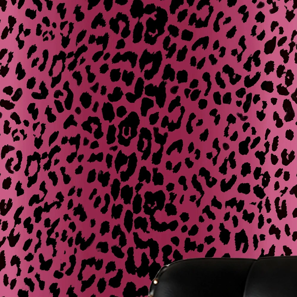 Rockett St George Wild at Heart Leopard Pink Wallpaper - 149625_ROOMSET_WILD AT HEART LEOPARD PINK_02.jpg