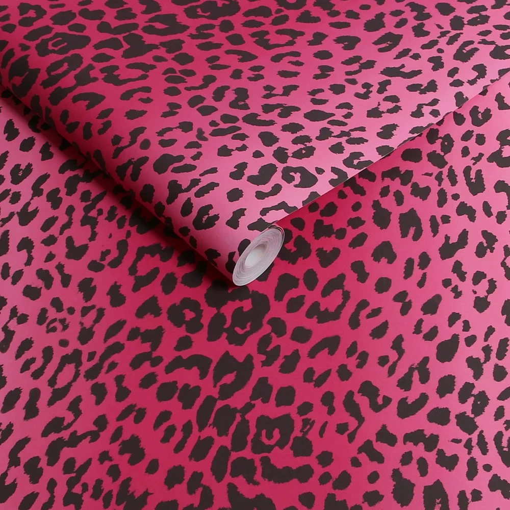 Rockett St George Wild at Heart Leopard Pink Wallpaper - 149625_ROLLSHOT_WILD AT HEART LEOPARD PINK_01.jpg