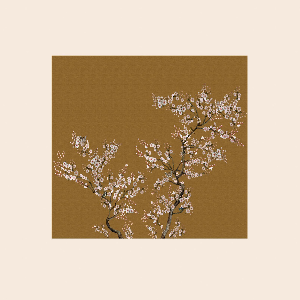 Rockett St George Blossom Mischief Antique Gold Bespoke Mural - 150156_TILE_BLOSSOM MISCHIEF ANTIQUE GOLD_01.jpg