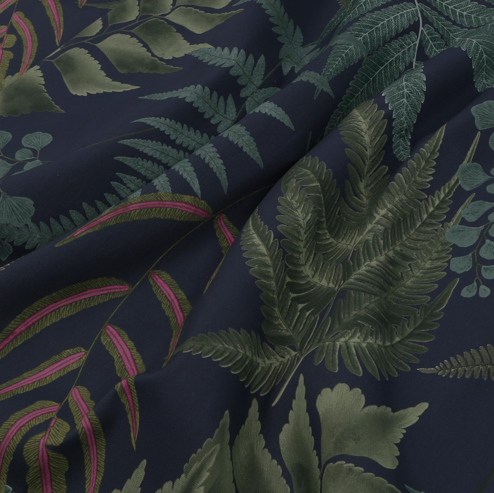 Midsummer Fern Navy Curtains - 116292cur_FABRIC_01.jpg