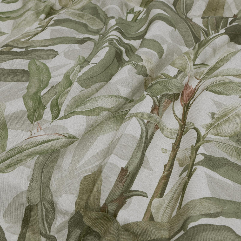 Borneo Powder Curtains fabric close up image