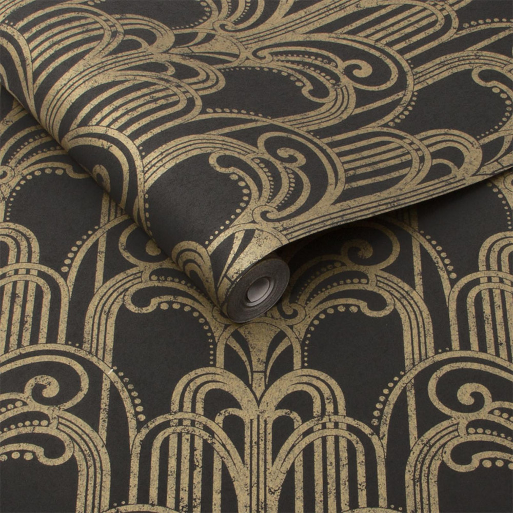 Art Deco Black and Gold Wallpaper - 104299_ROLLSHOT_ART DECO BLACKGOLD_01.jpg