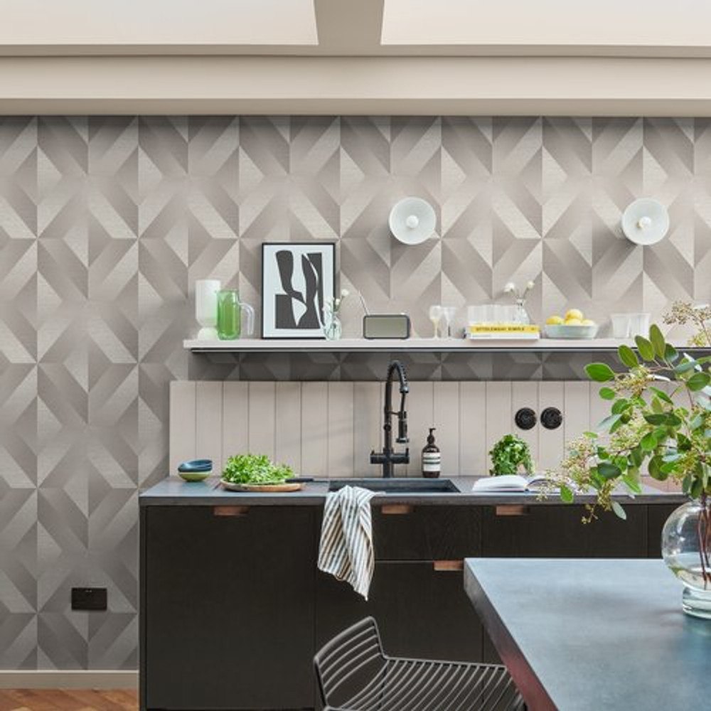 Atelier Geo Stone Wallpaper