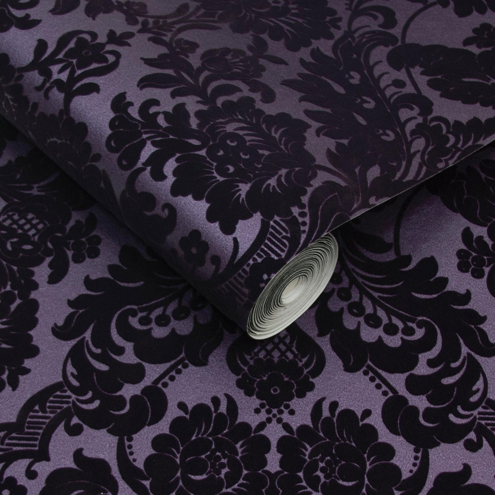 Gothic Damask Plum Wallpaper - 106586_ROLLSHOT_GOTHIC DAMASK PLUM_02.jpg