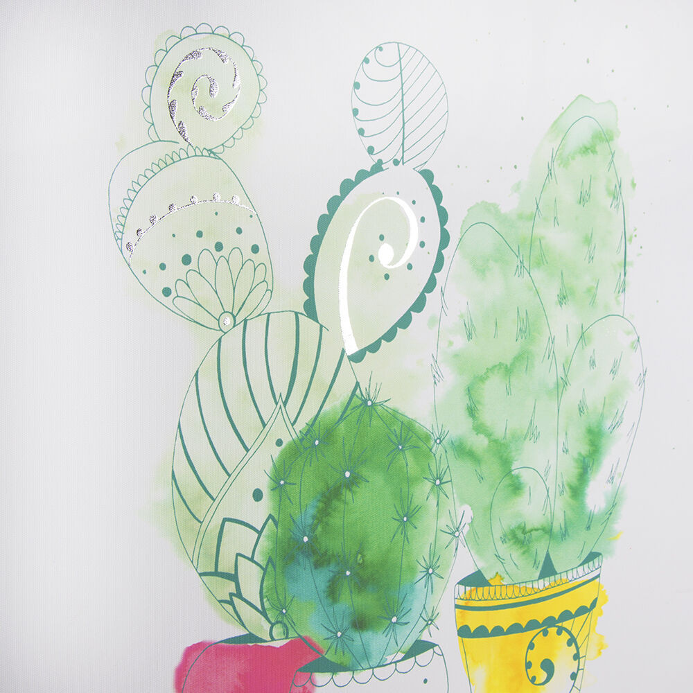 Cactus Craze Printed Canvas Wall Art