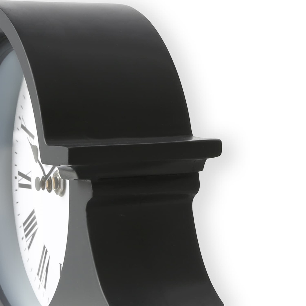 Edith Charcoal Grey Mantel Clock