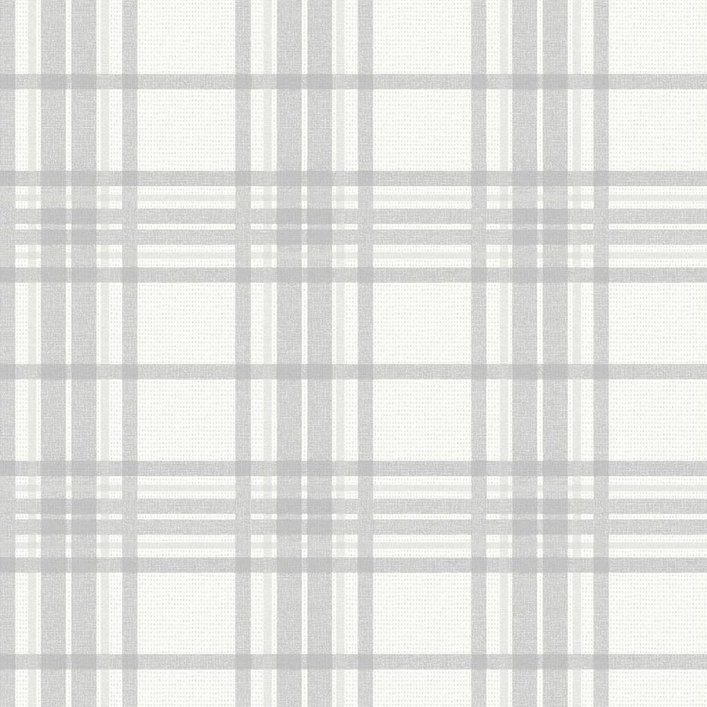 country tartan silver wallpaper