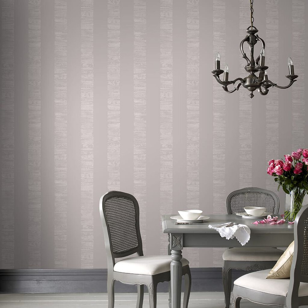 mara stripe neutral wallpaper