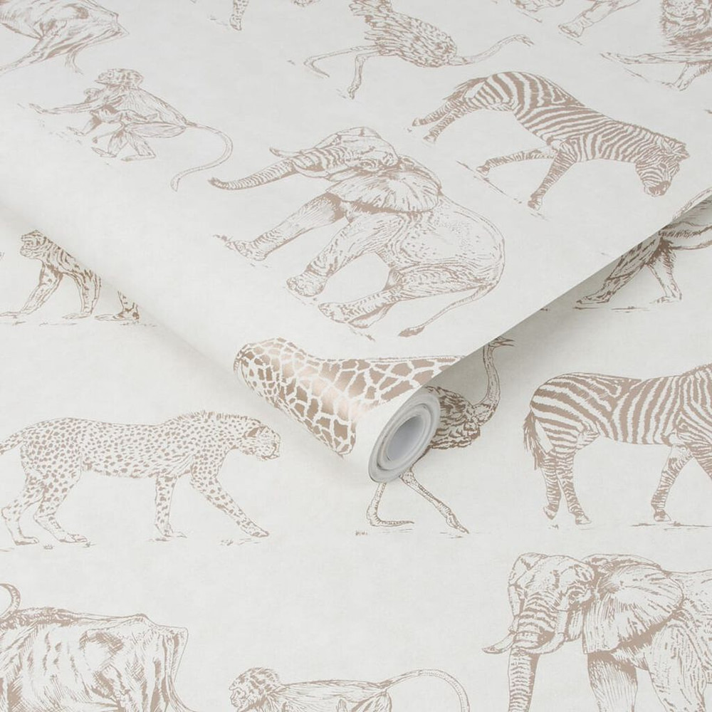 safari cream wallpaper