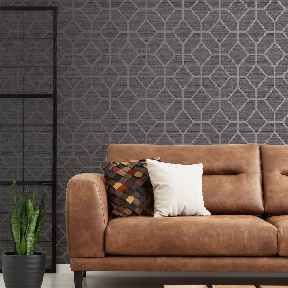 asscher geo grey wallpaper