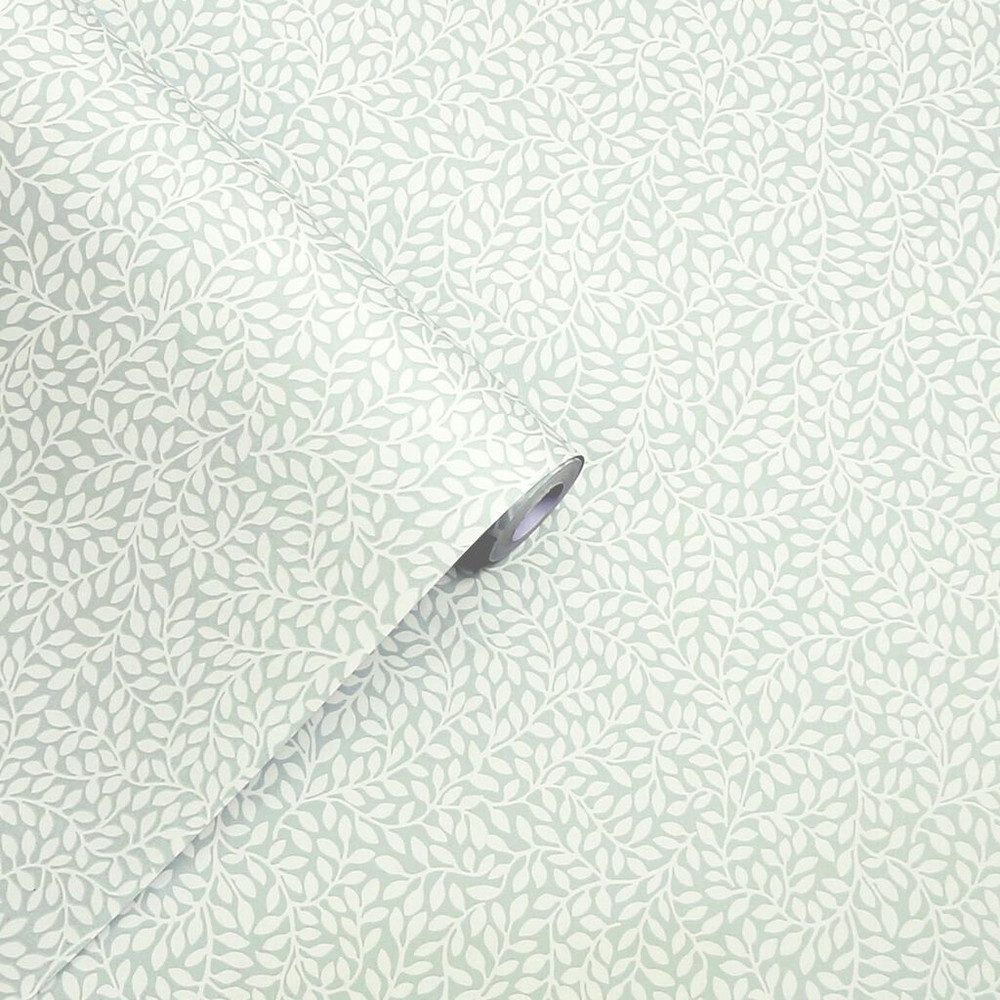 Laura Ashley Little Vines Duck Egg Wallpaper