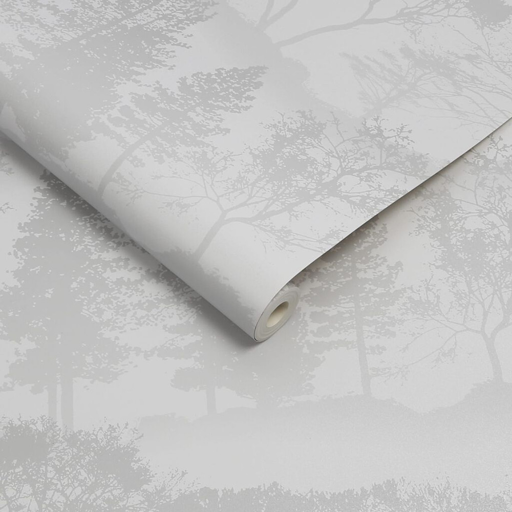 Misty Morning Grey Wallpaper