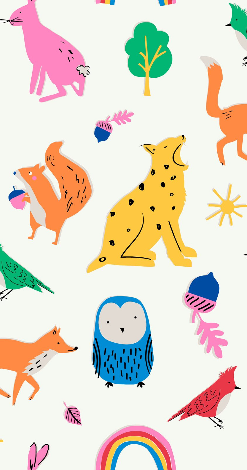 Joules Country Critters Heroes Wallpaper - 118587_TILE_01.jpg