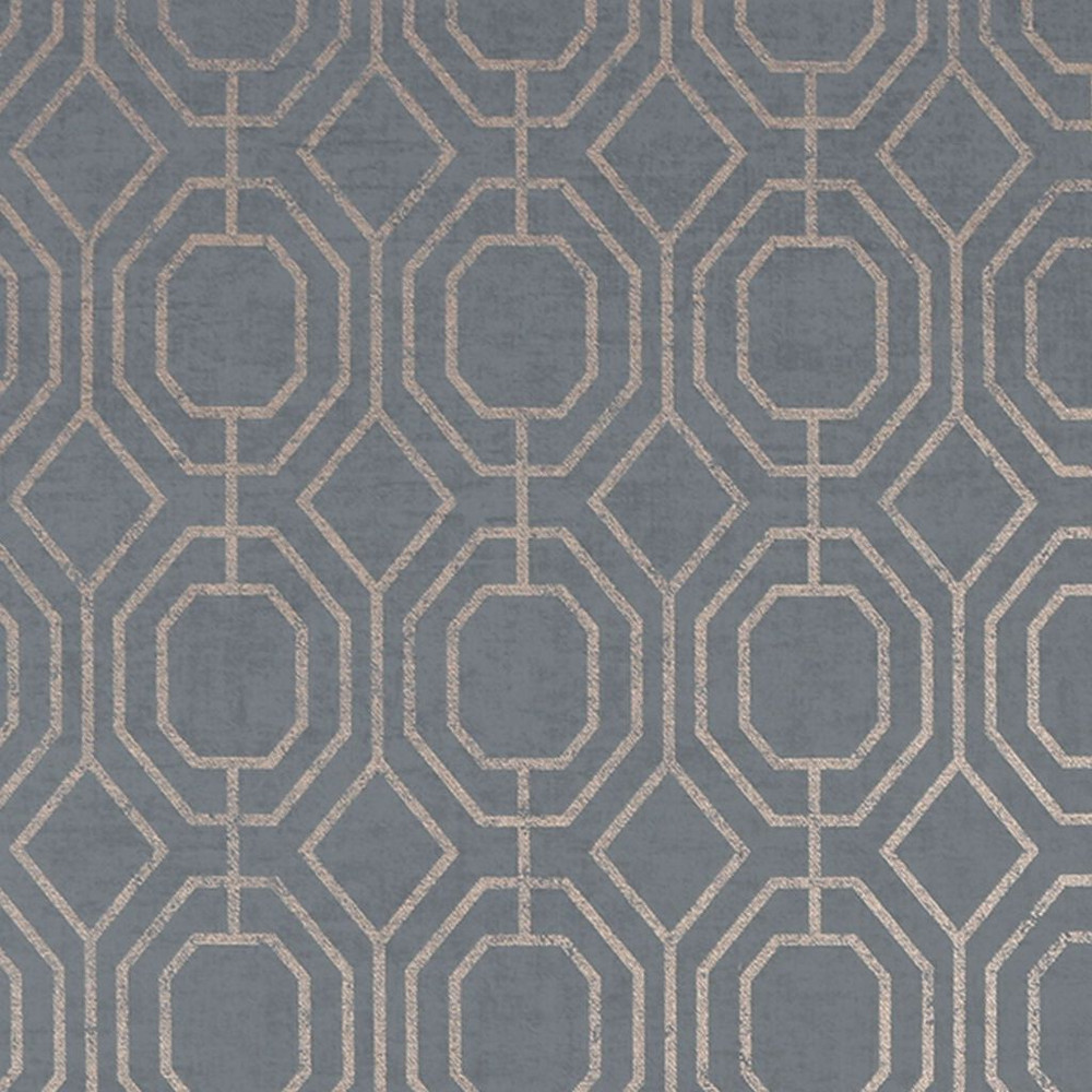 luxe geo charcoal wallpaper