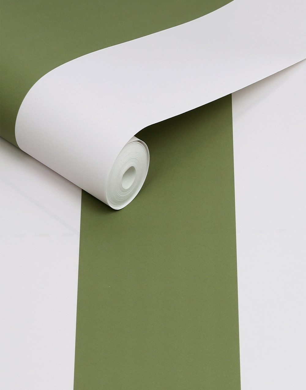 Joules Harborough Stripe Olive Green Wallpaper - 118548_ROLLSHOT_HARBOROUGH STRIPE OLIVE GREEN_01.jpg