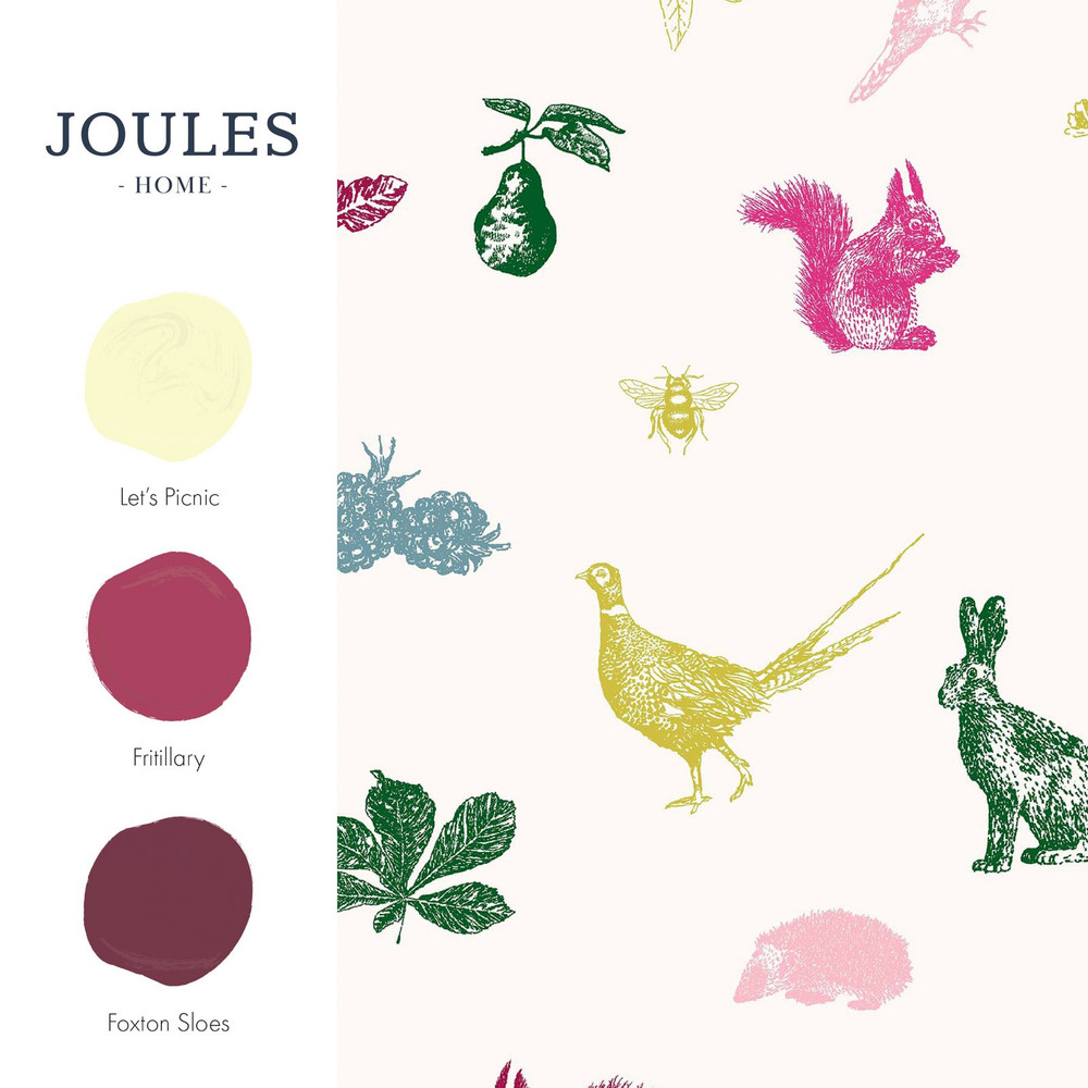 Joules Etched Woodland Creme Multi Wallpaper - 118553_FLATLAY_ETCHED WOODLAND CREME MULTI_01.jpg