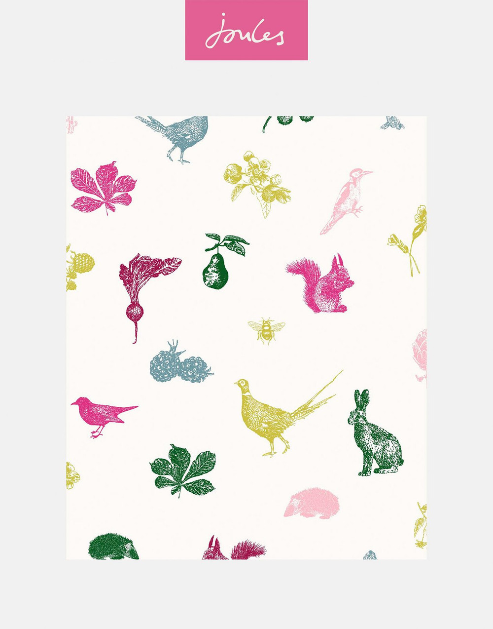 Joules Etched Woodland Creme Multi Wallpaper - 118553_DIGITAL ROLL_01.jpg