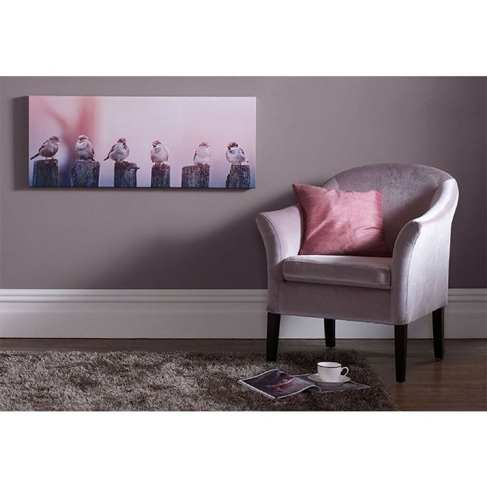 early morning tweets printed canvas wall art