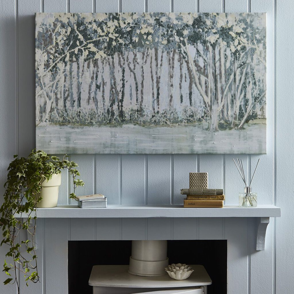 woodland walk printed canvas