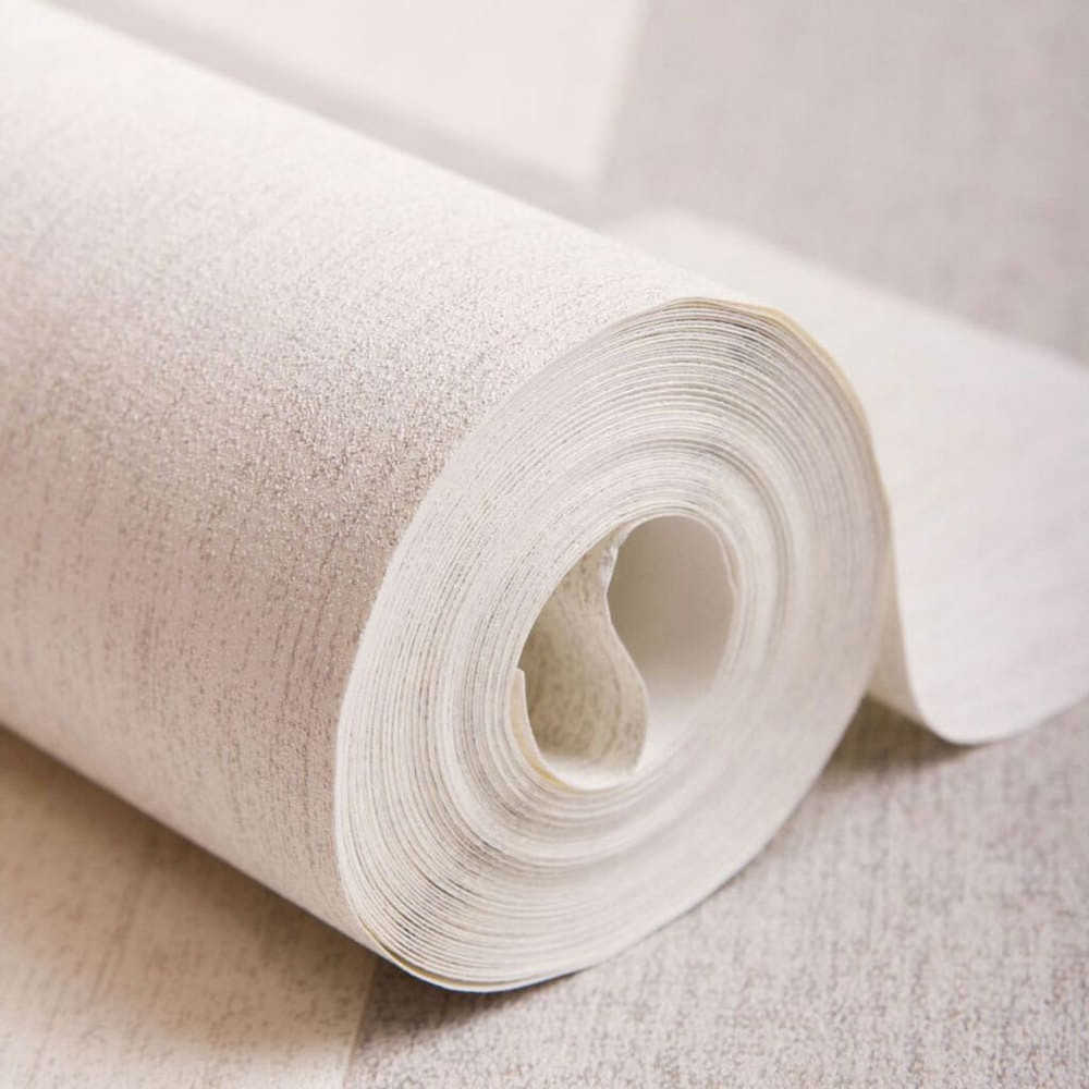 calico stripe natural wallpaper