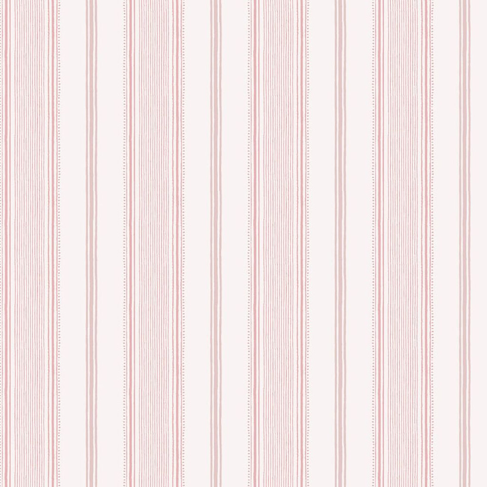 laura ashley heacham stripe blush wallpaper