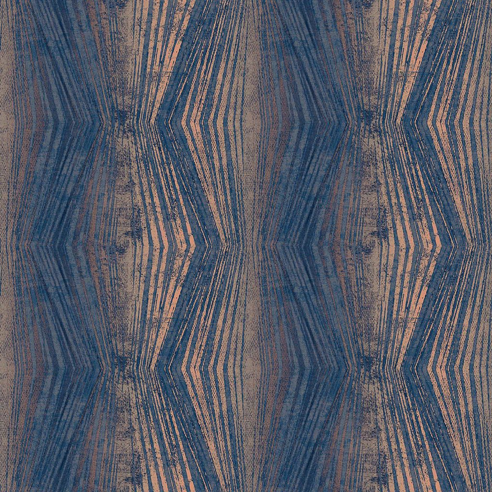 vermeil stripe blue wallpaper