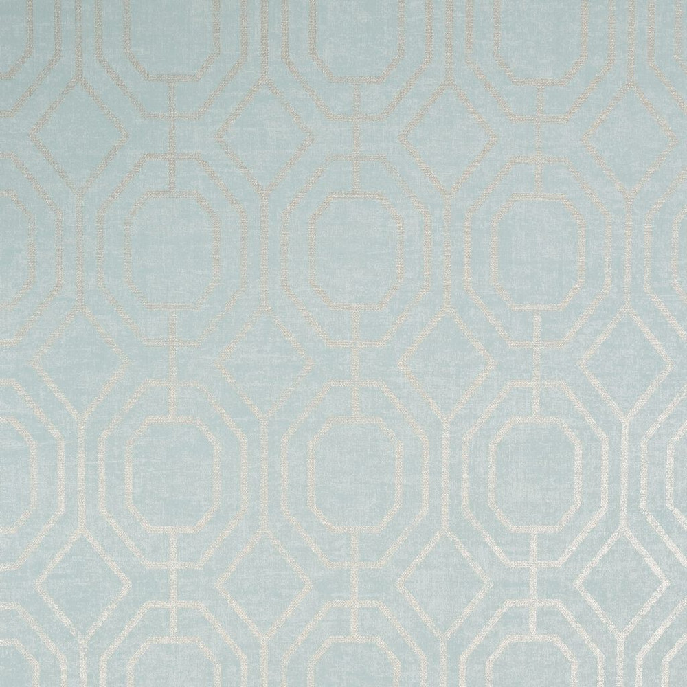 luxe geo duck egg wallpaper