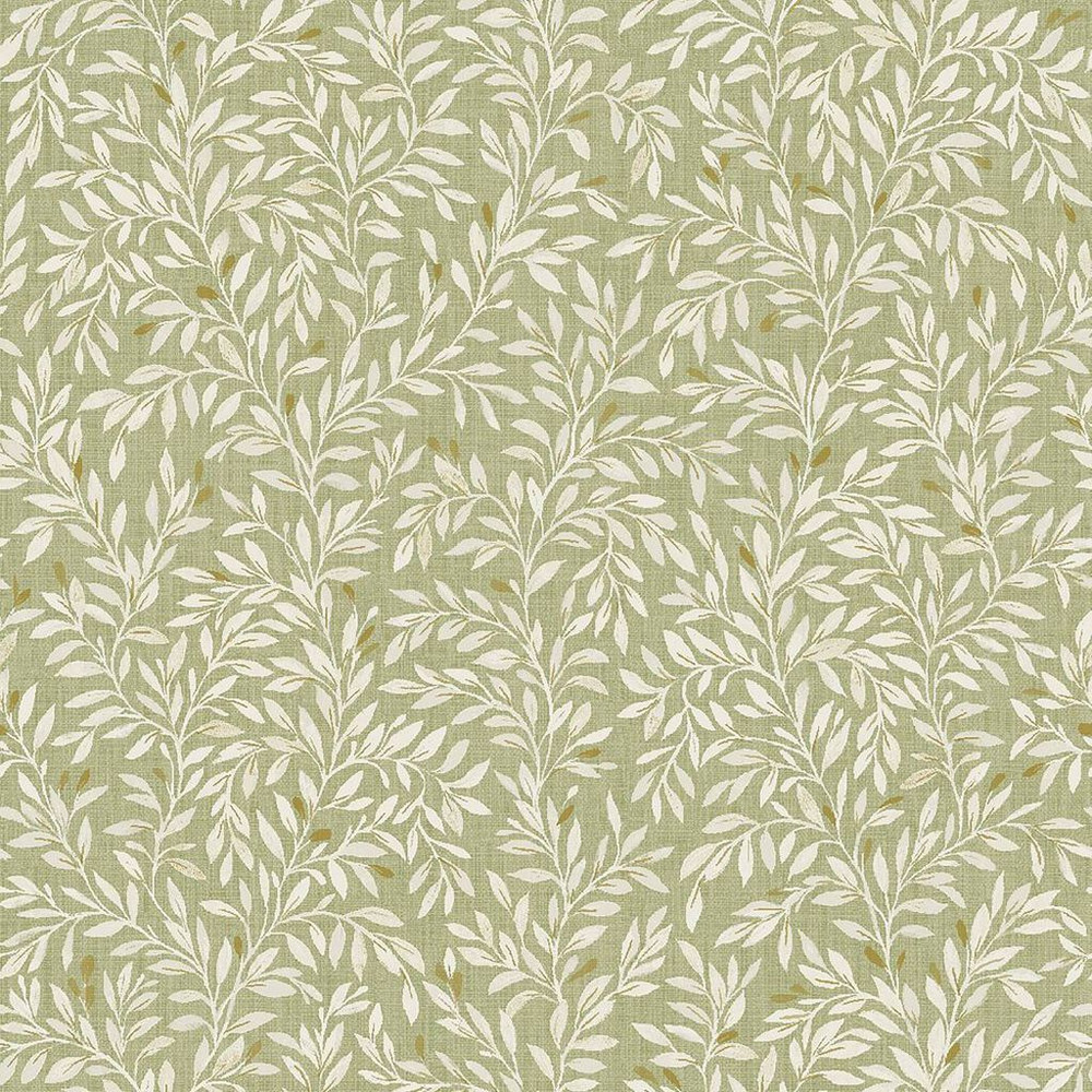 next ditsy leaf green wallpaper