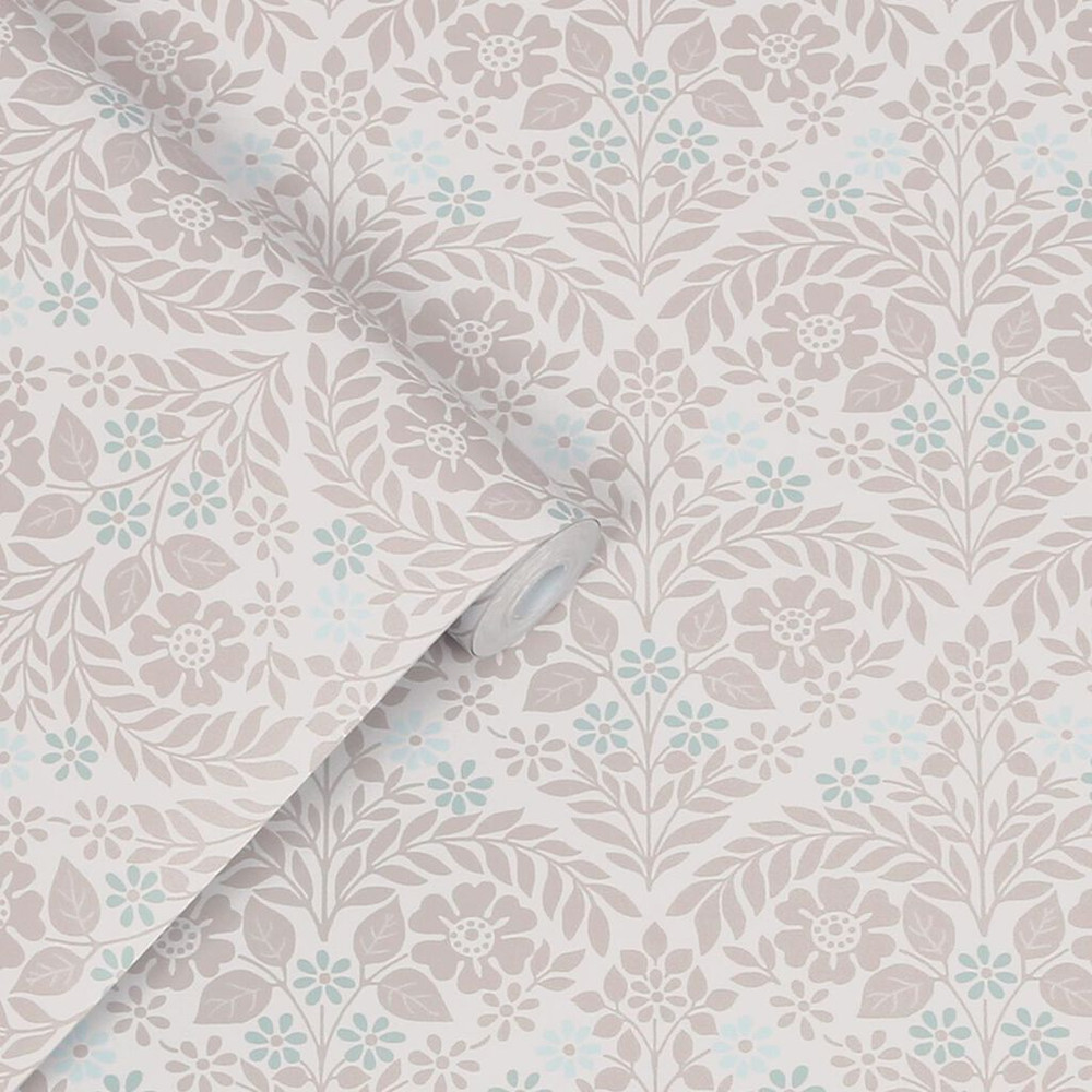 laura ashley margam dove grey wallpaper