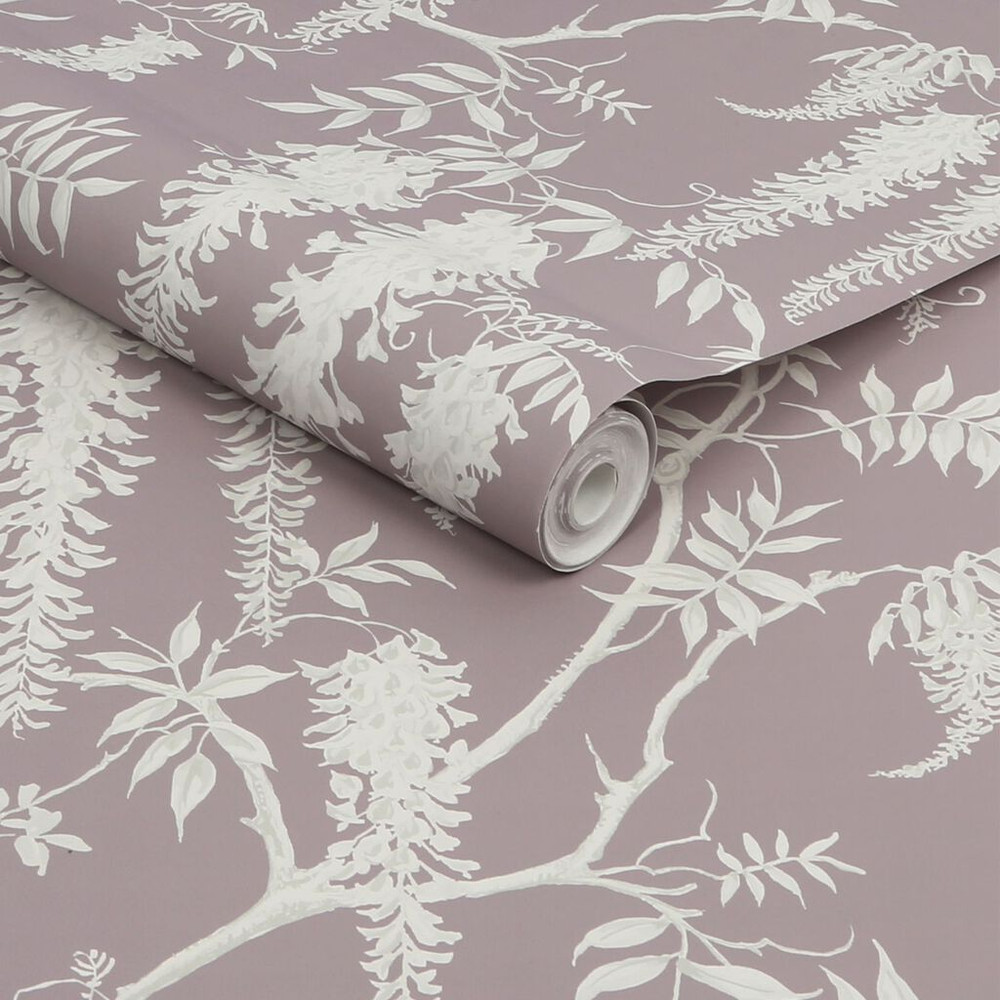 next wisteria trails mauve wallpaper