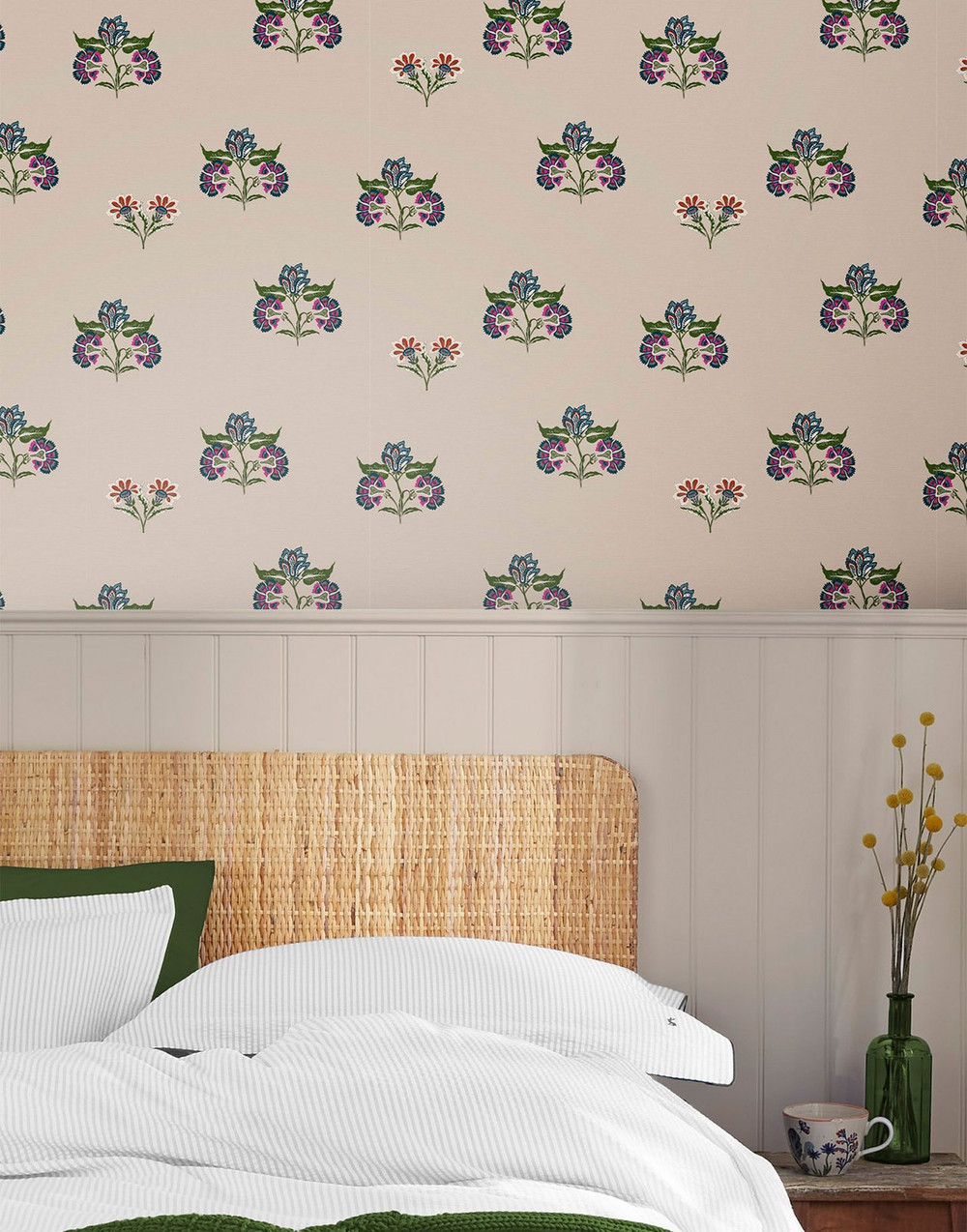 Joules Indienne Block Print Dawn Grey Wallpaper - 118574_ROOMSET_01.jpg
