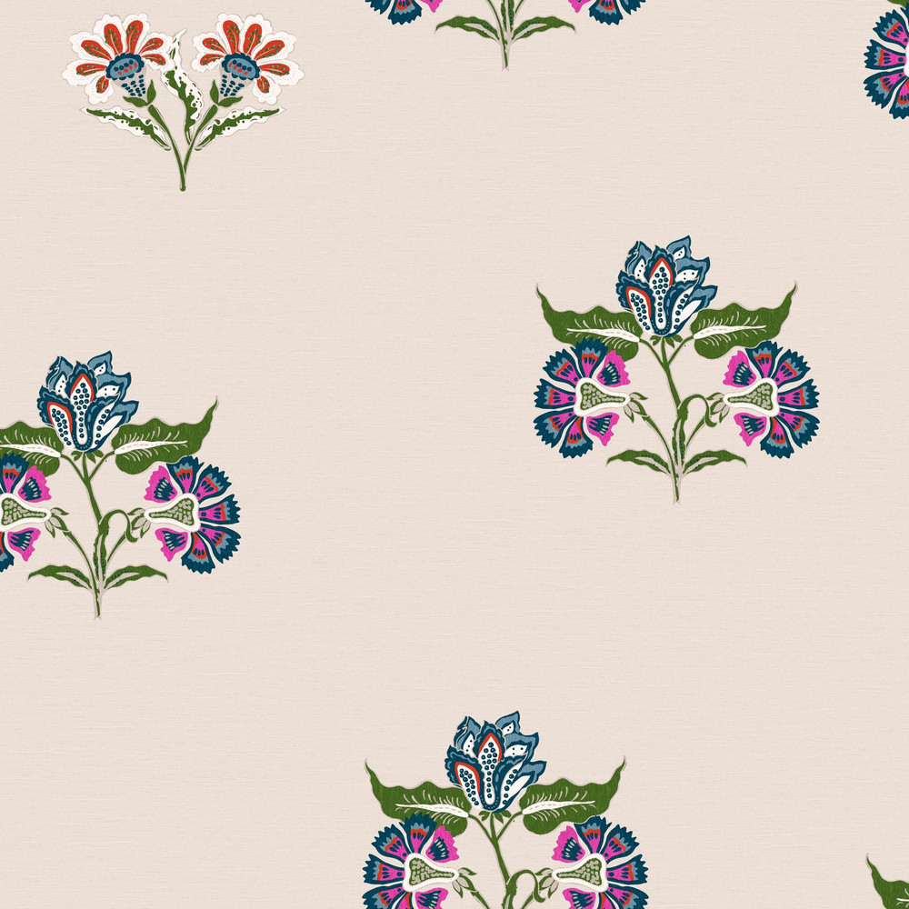 Joules Indienne Block Print Dawn Grey Wallpaper - 118574_TILE_01.jpg