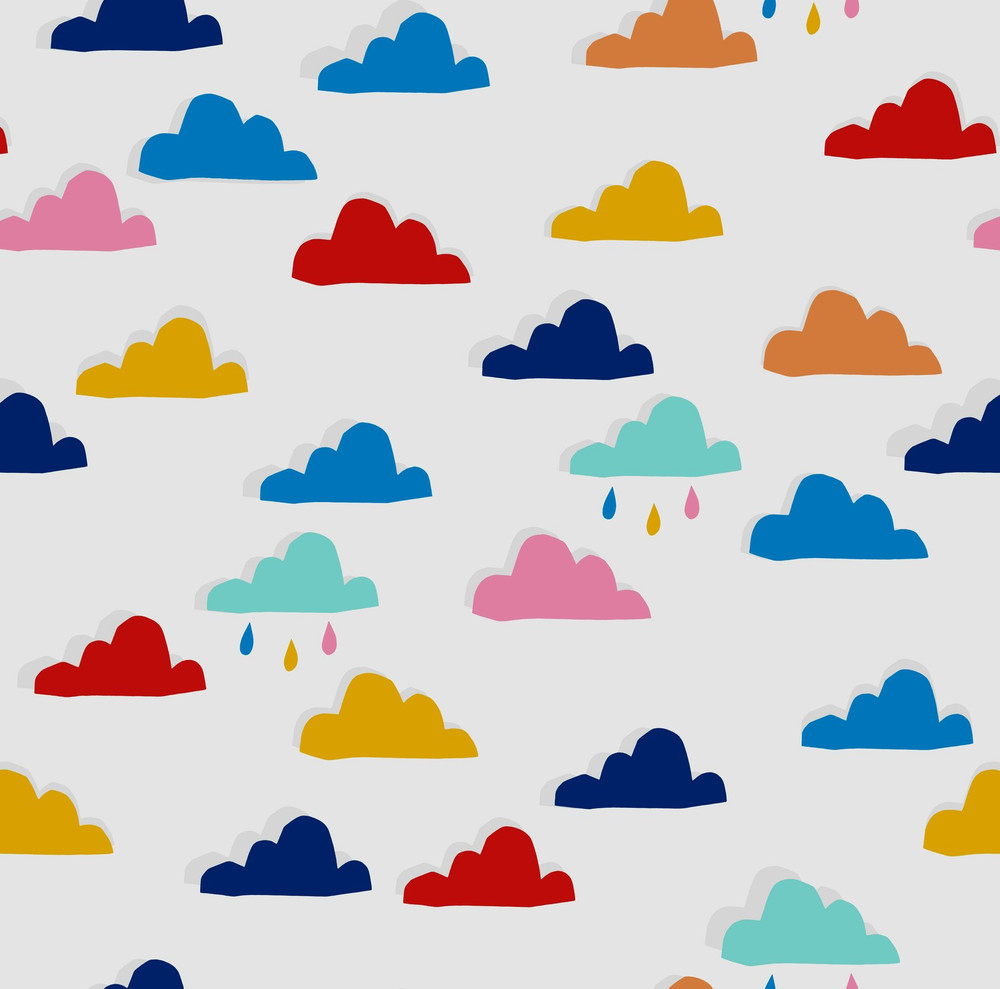 Joules Whatever the Weather Rainbow Wallpaper - 118582_TILE_01.jpg