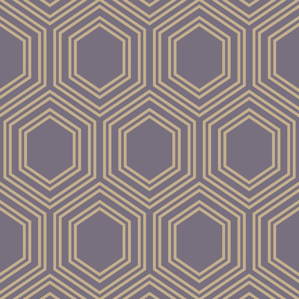 Next Honeycomb Geo Mauve Wallpaper