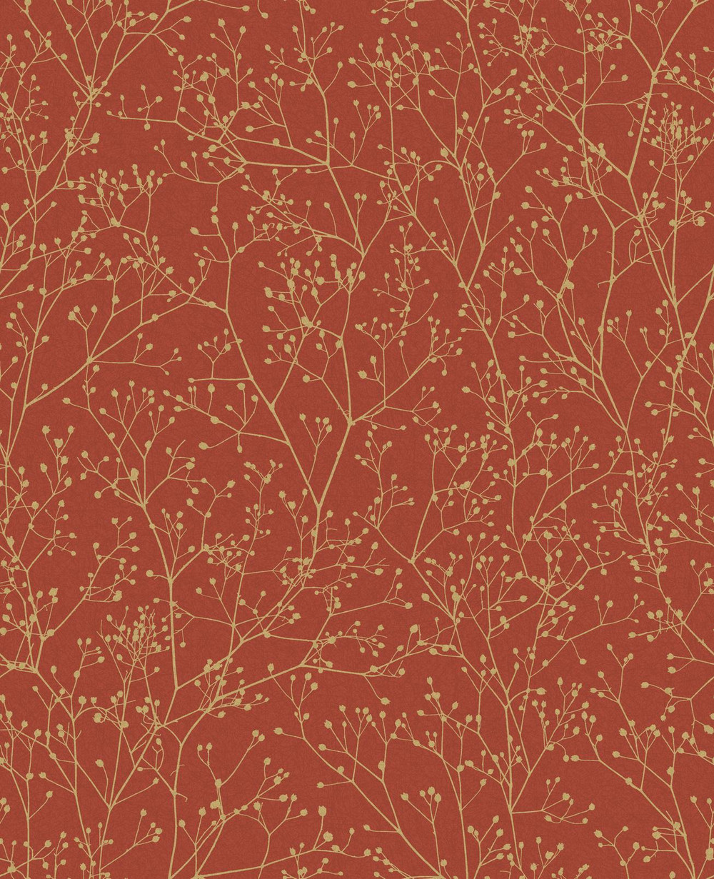 Gypsophila Paprika & Gold Wallpaper by Clarissa Hulse - 120401_TILE_02.jpg