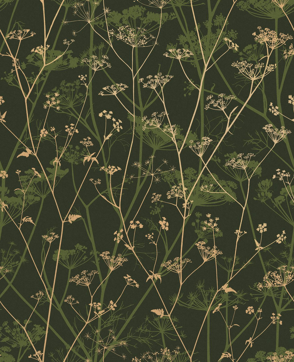 Wild Chervil Sage & Gold Wallpaper by Clarissa Hulse - 120385_TILE_01.jpg