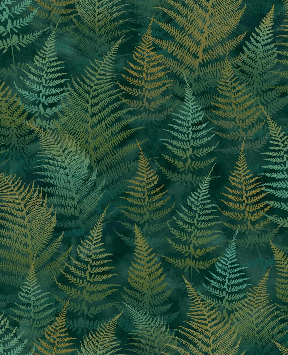 Woodland Fern Emerald Wallpaper by Clarissa Hulse - 120386_TILE_01.jpg