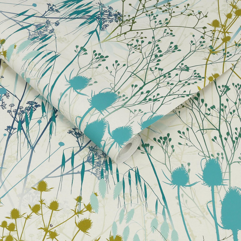 Summer Border Verdigris Wallpaper by Clarissa Hulse - 120387_ROLLSHOT_01.jpg