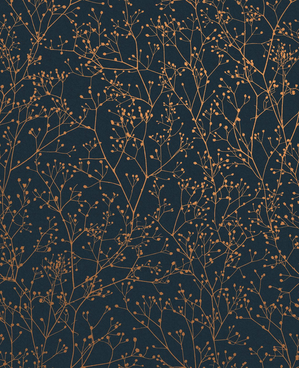 Gypsophila Midnight & Copper Wallpaper by Clarissa Hulse - 120381_TILE_01.jpg