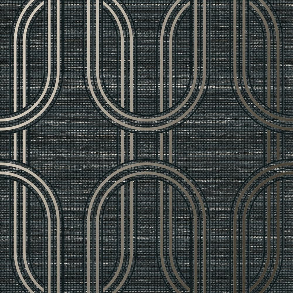 Indulgent Geo Onyx Wallpaper