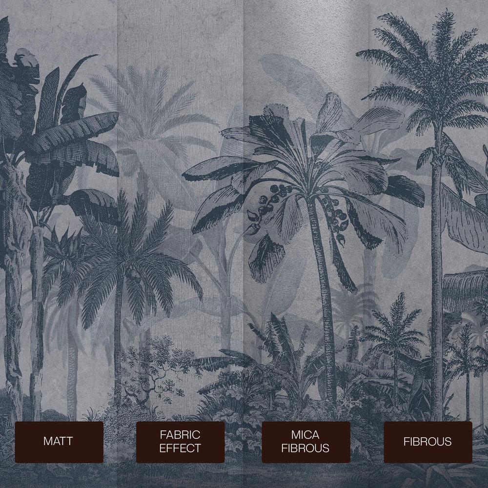 Vintage Jungle Navy Bespoke Mural - 117767_SUBSTRATE_01.jpg