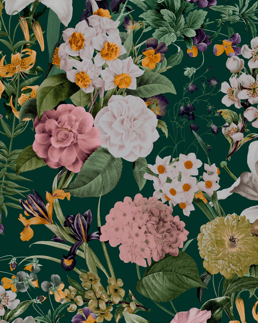 Glasshouse Flora Emerald Wallpaper - 113963_TILE_01.jpg