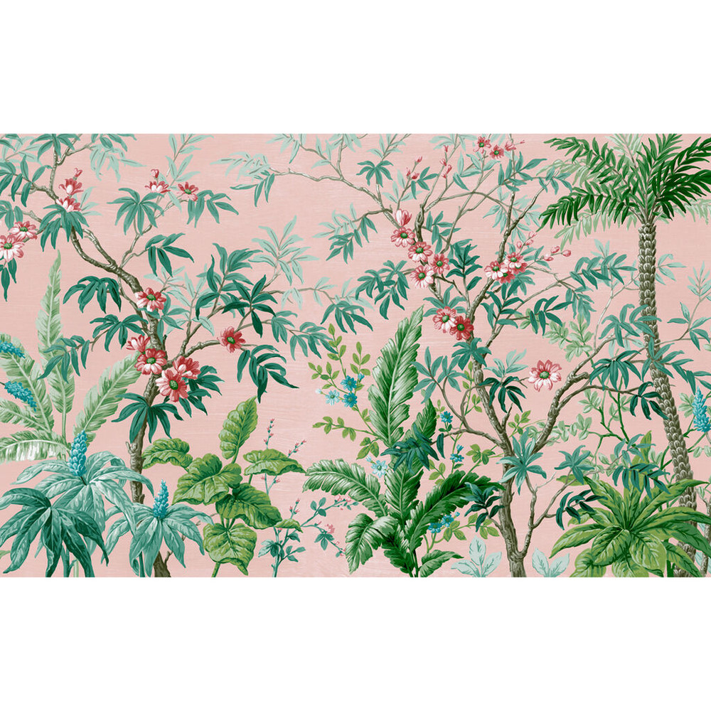 Vintage Tropical Blush Bespoke Mural