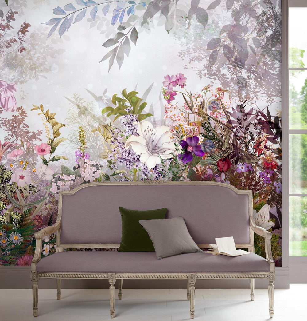 Fantasy Floral Bloom Bespoke Mural - 112672_ROOMSET_01.jpg