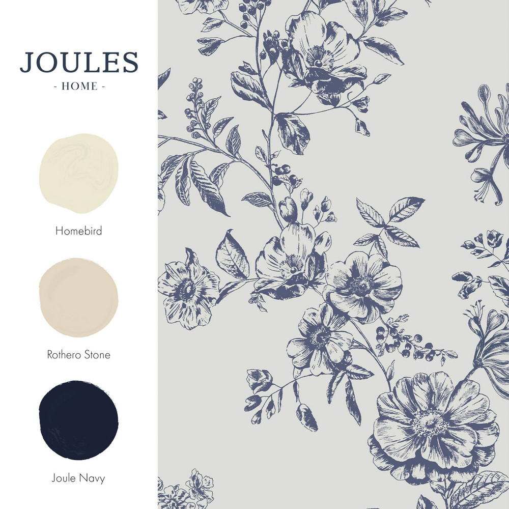 Joules Honey Floral Creme Wallpaper - 120866_FLATLAY_HONEY FLORAL CREME_01.jpg